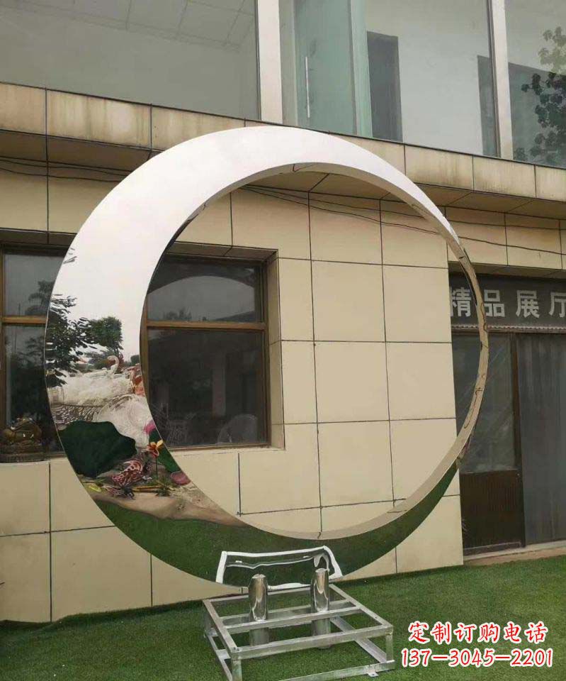 泰州完美的不锈钢圆环雕塑