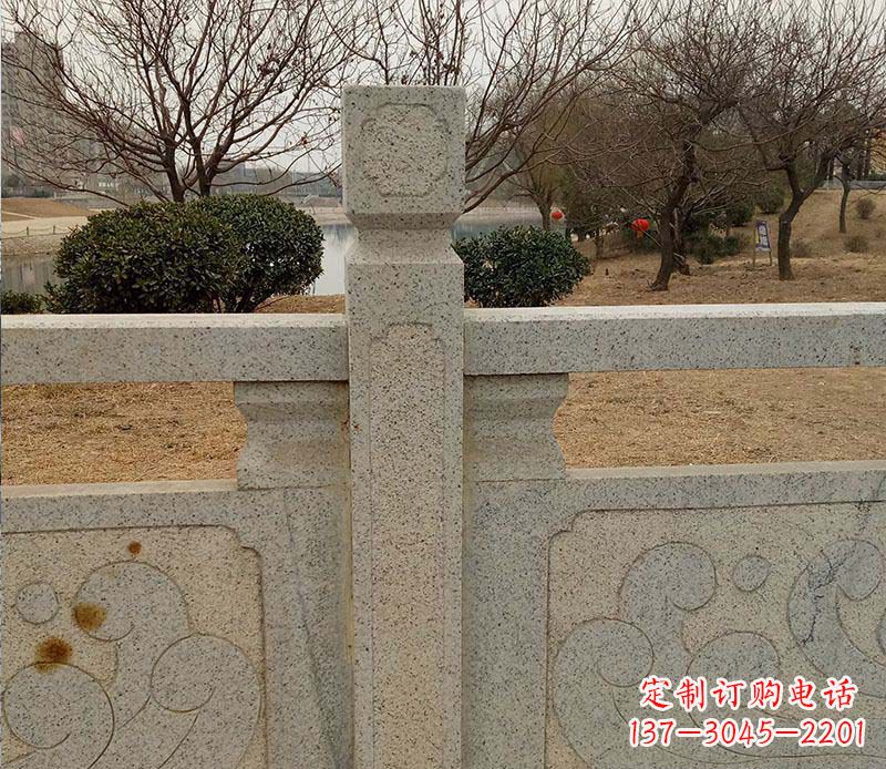 泰州定制户外大理石栏板雕塑