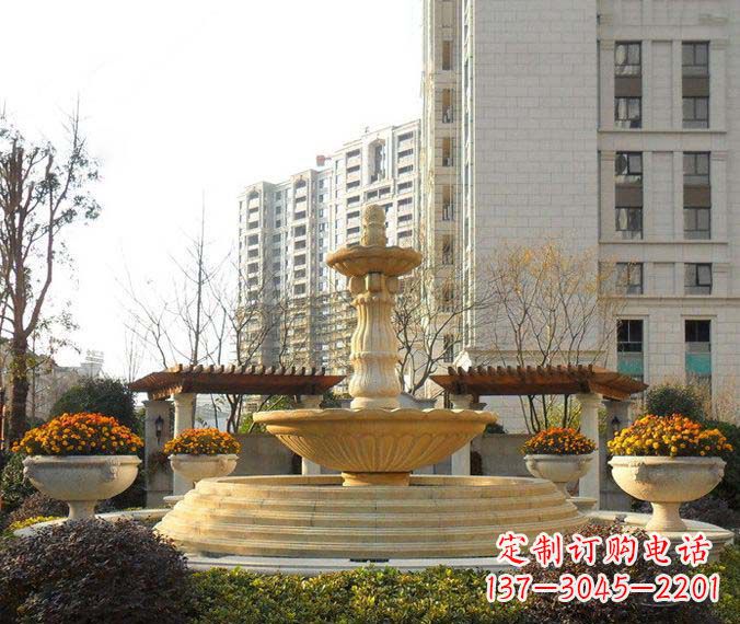 泰州多层喷泉石雕，一个非凡的视觉盛宴