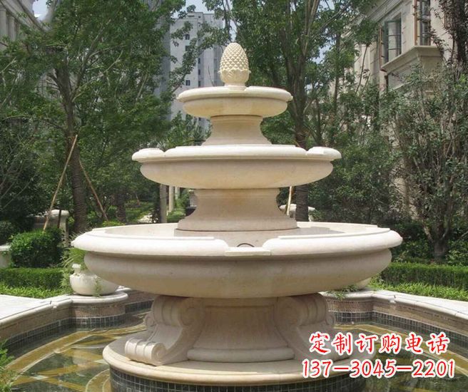 泰州丰富精美的喷泉石雕