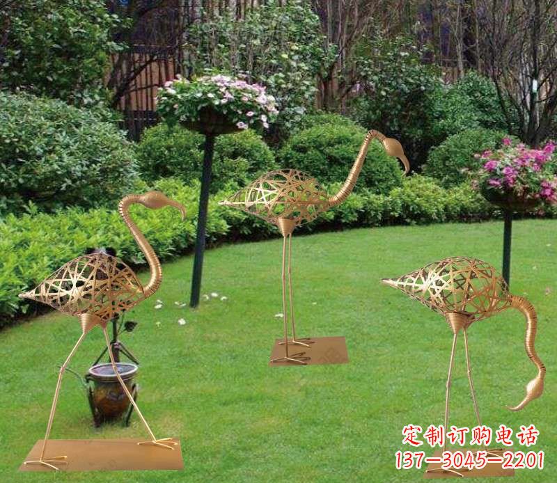 泰州户外火烈鸟雕塑