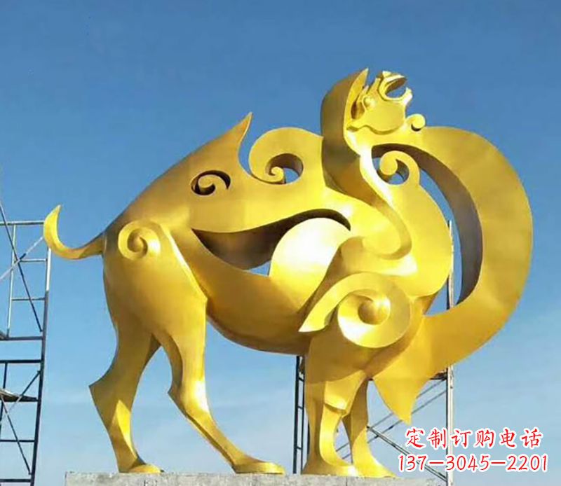 泰州户外骆驼雕塑