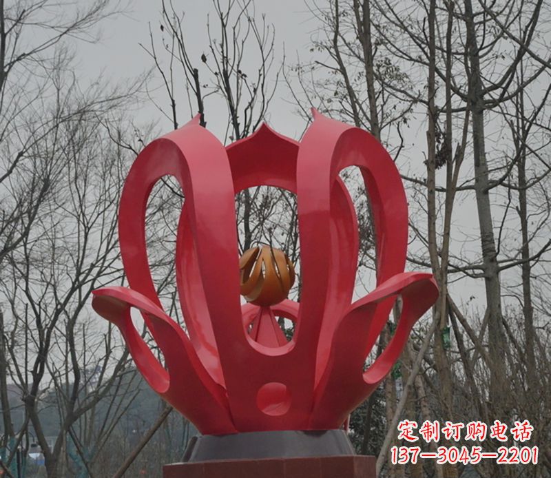 泰州户外紫荆花雕塑