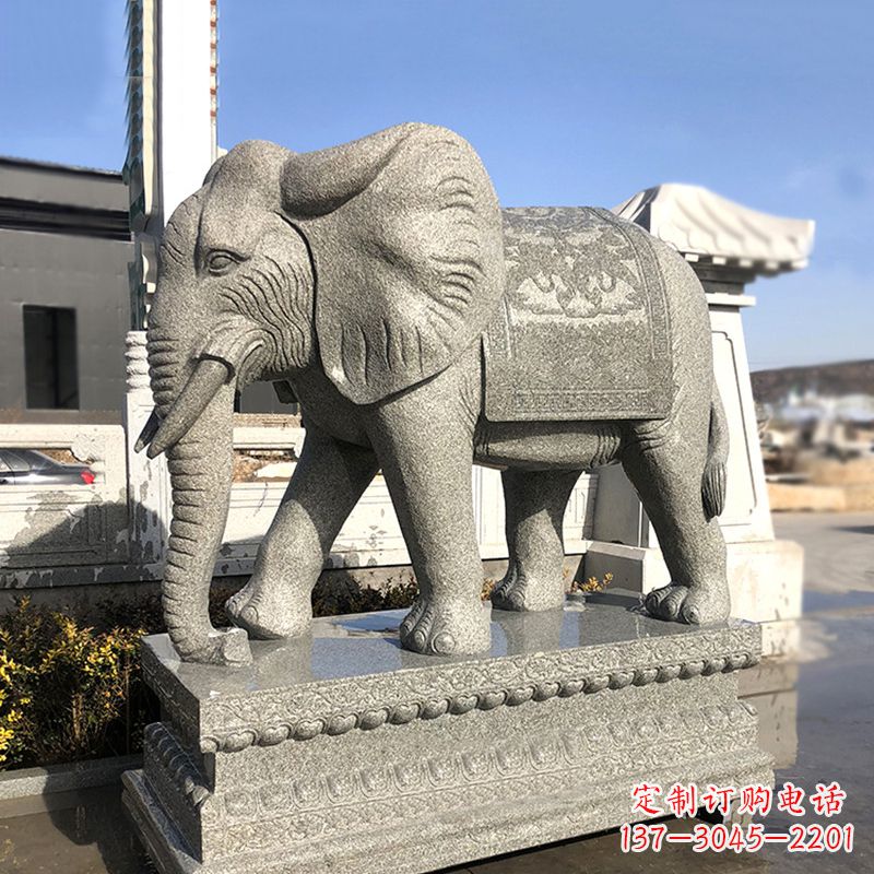 泰州花岗岩大象石雕，融合古典与现代的艺术精品