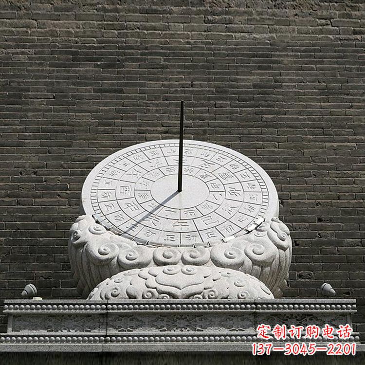 泰州花岗岩古代计时器日晷雕塑