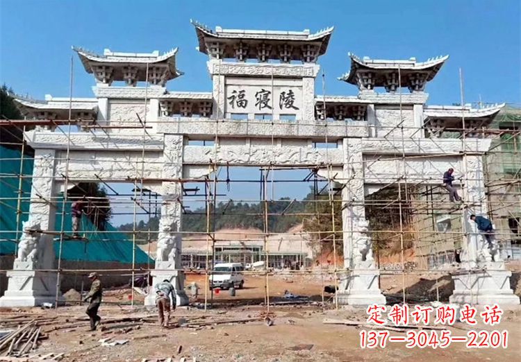 泰州花岗岩牌坊雕塑，精致细腻的定制精品