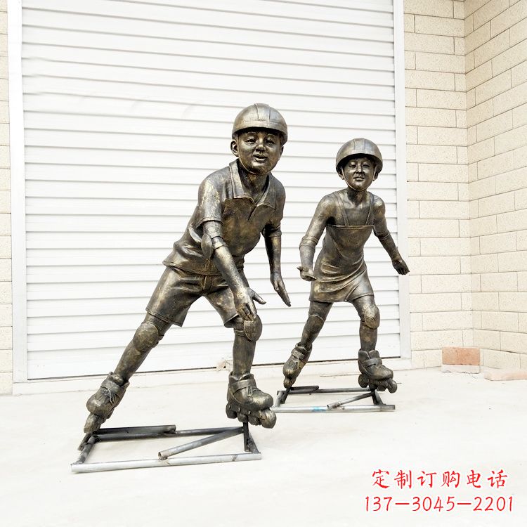 泰州中领雕塑:仿铜小孩雕塑