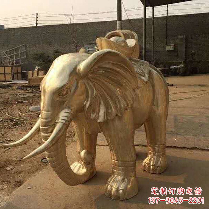 泰州黄铜大象雕塑