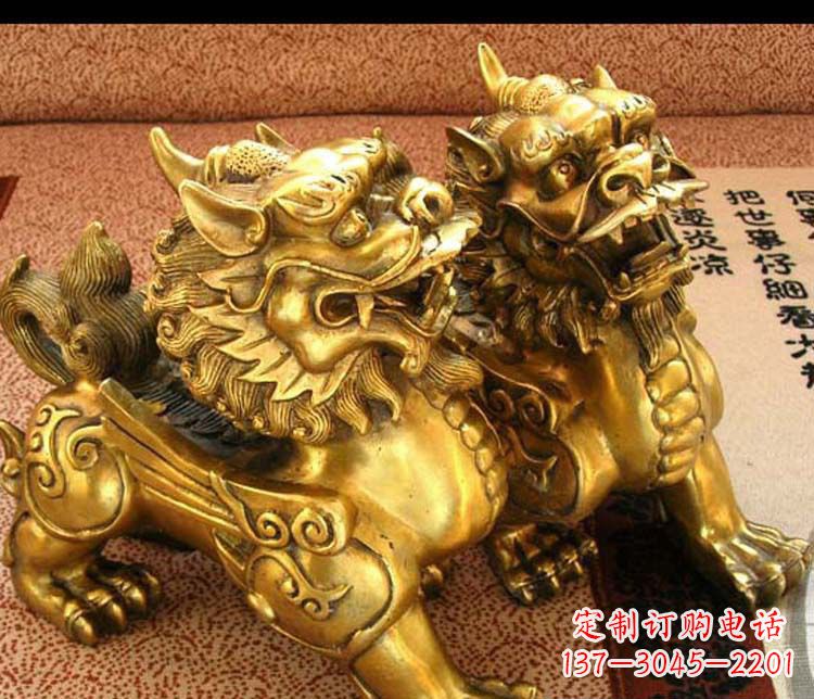 泰州超级定制麒麟雕塑,尊享贵族尊贵