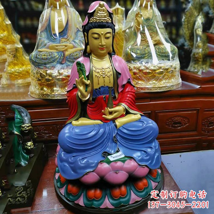 泰州黄铜观音雕像,让您的家居增添神秘感