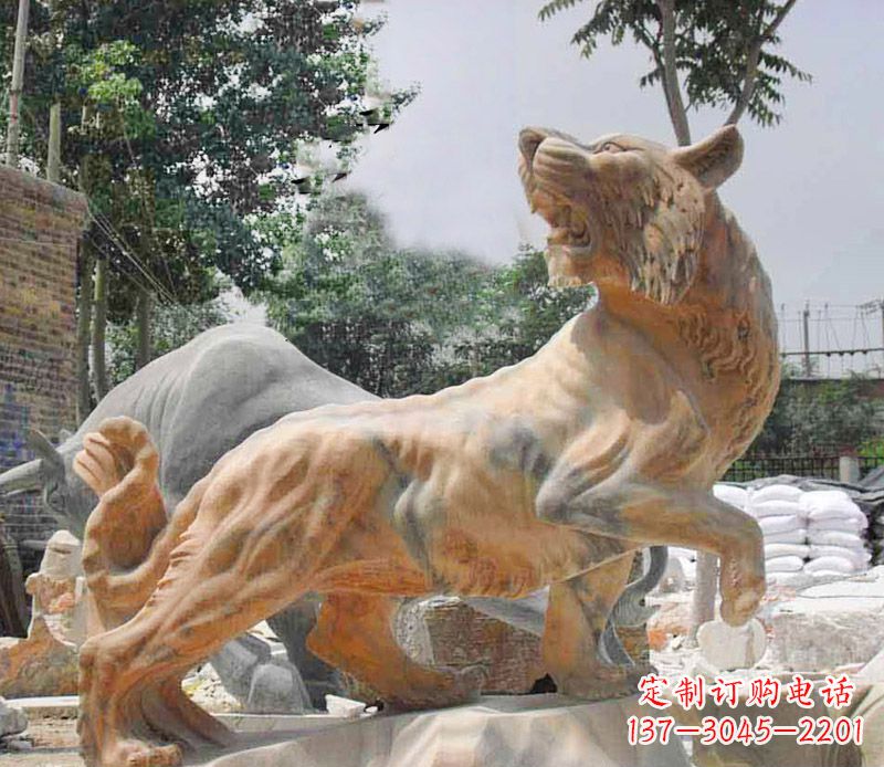 泰州象征力量与尊贵的老虎石雕