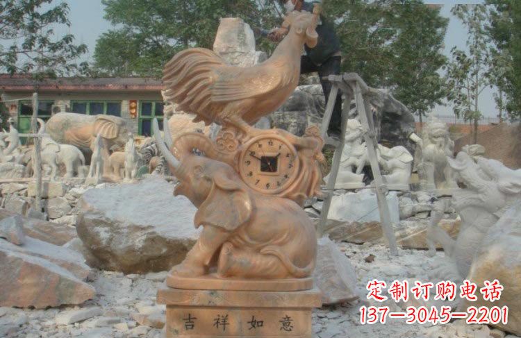 泰州精美的公鸡石雕,带您回到传统