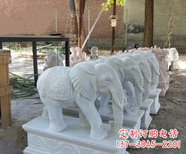 泰州美轮美奂的大象雕塑