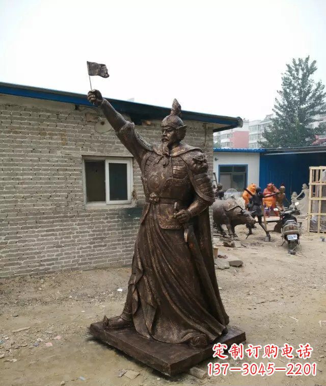 泰州 大中领雕塑专业打造精美的将军系列铜雕…