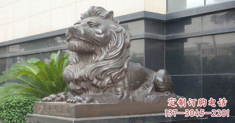 泰州中领雕塑-雕刻狮子铜雕定制