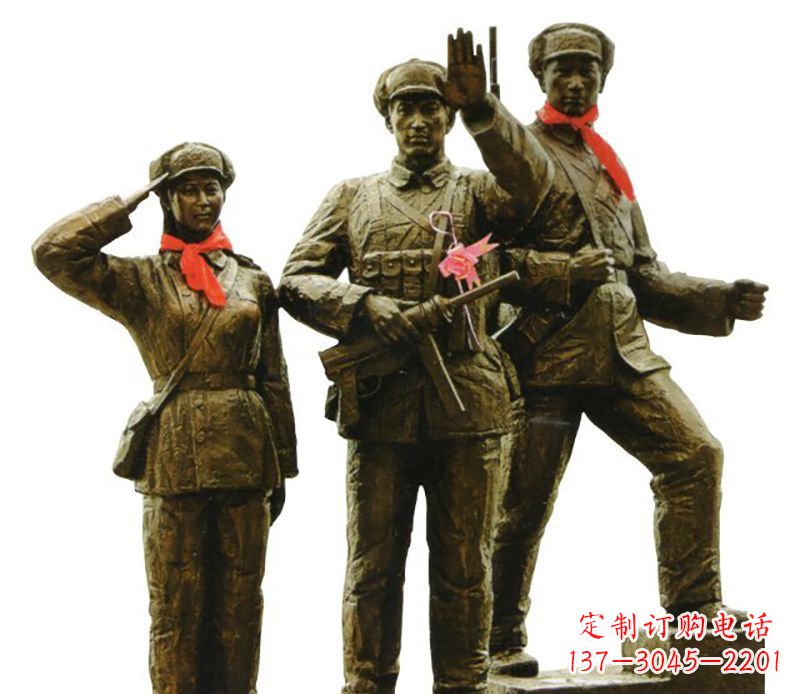 泰州勇士战士雕塑,感受立于战场的英勇豪迈
