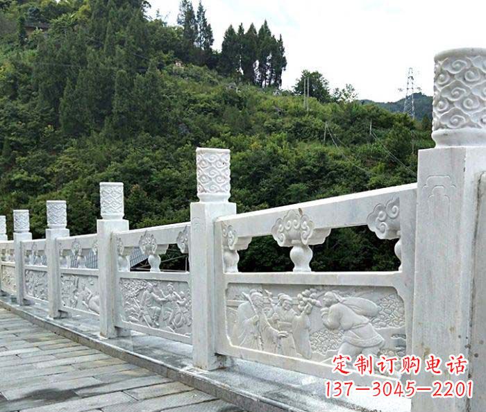泰州景区大理石栏板石雕 (4)
