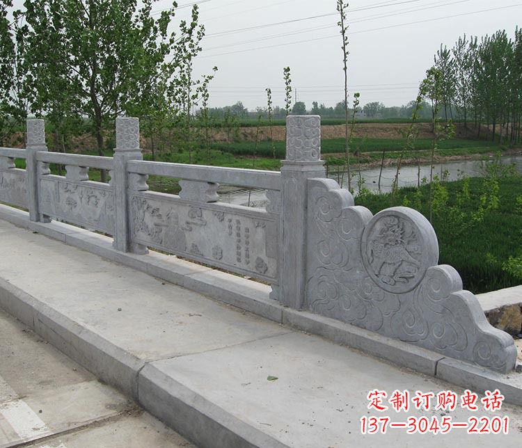 泰州景区大理石栏板石雕 (9)