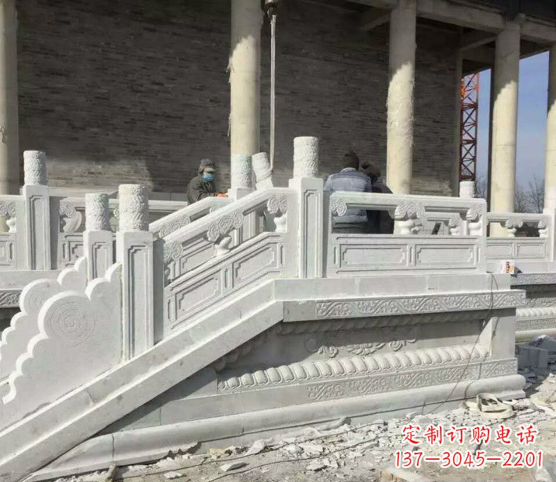泰州景区大理石栏板石雕 (10)