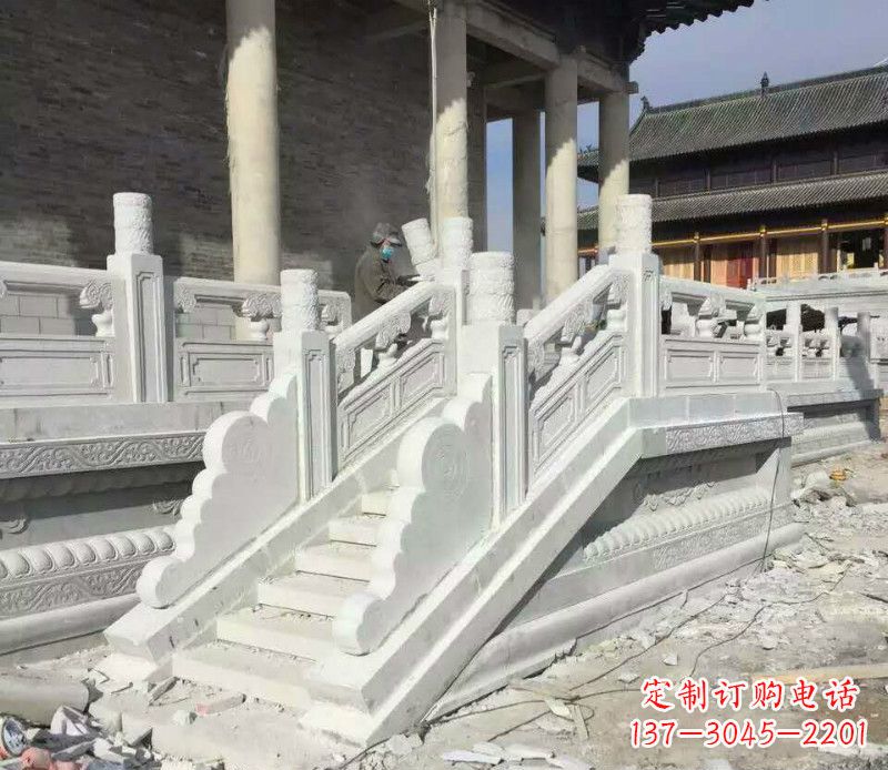 泰州景区大理石栏板石雕 (11)