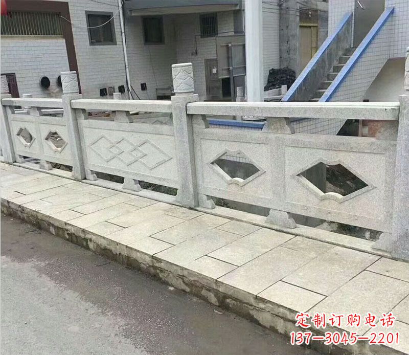 泰州景区大理石栏板石雕_2