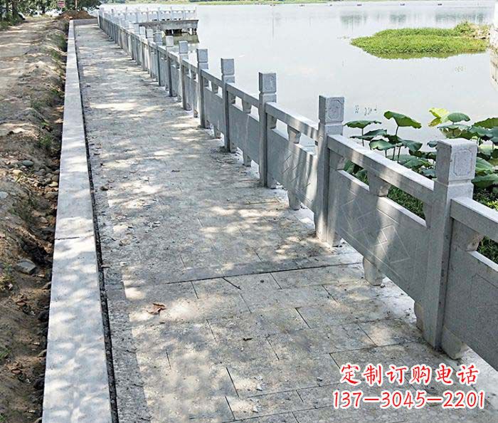泰州景区大理石栏杆石雕_1