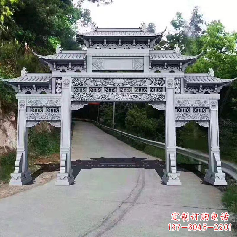 泰州专业定制石牌坊雕塑
