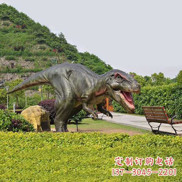 泰州精美玻璃钢制霸王龙雕塑