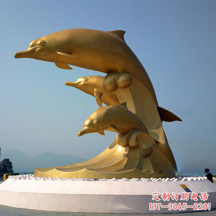 泰州中领雕塑:海豚雕塑
