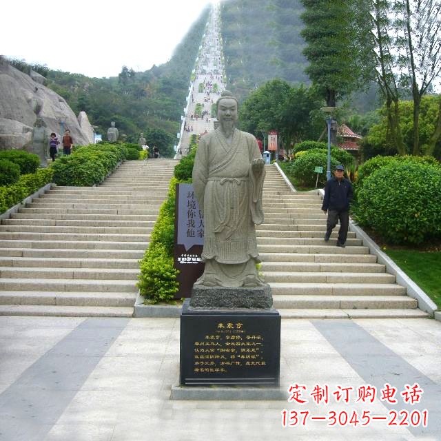 泰州历史名人大理石雕塑