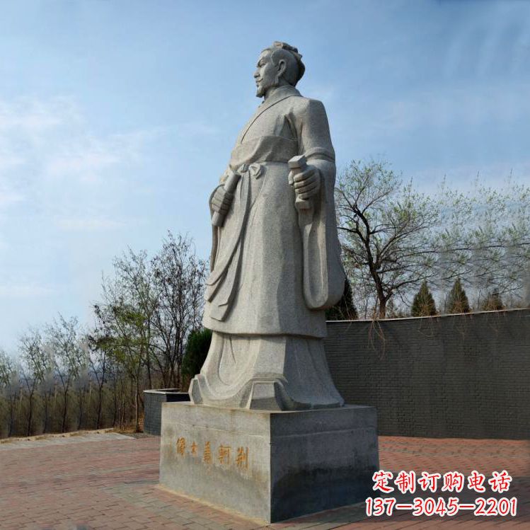 泰州中国荆轲铜雕塑,给景区广场趣味增添历史感