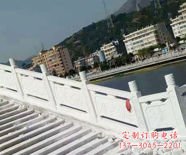 泰州景区汉白玉栏板石雕