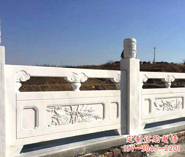泰州泰安中领雕塑汉白玉石浮雕栏板