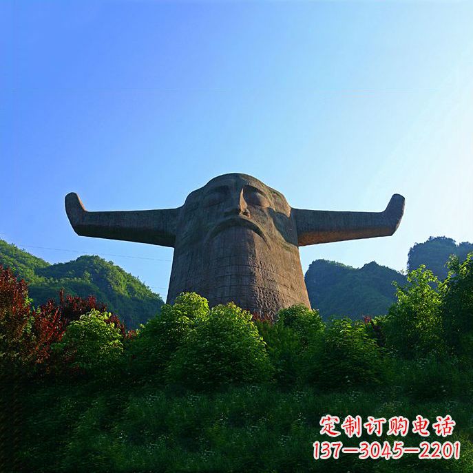 泰州中领雕塑:神农头像雕塑