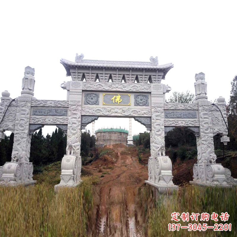泰州景区入口石牌坊