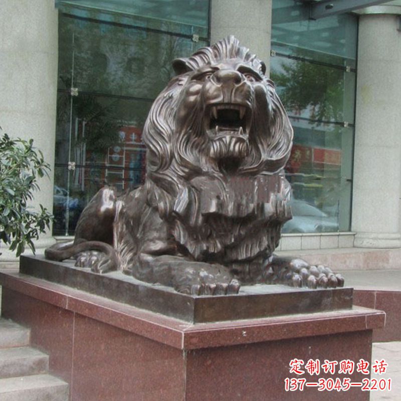 泰州传统工艺,百年老店,狮子铜雕塑