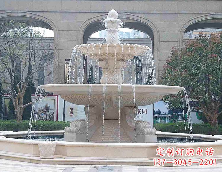 泰州专业定制喷泉雕塑,融合唯美艺术气息