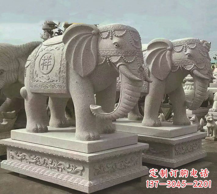 泰州中领雕塑-大象雕塑定制