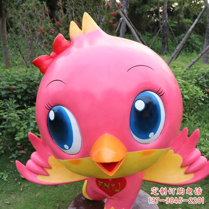 泰州中领雕塑精致玻璃鸽子雕塑