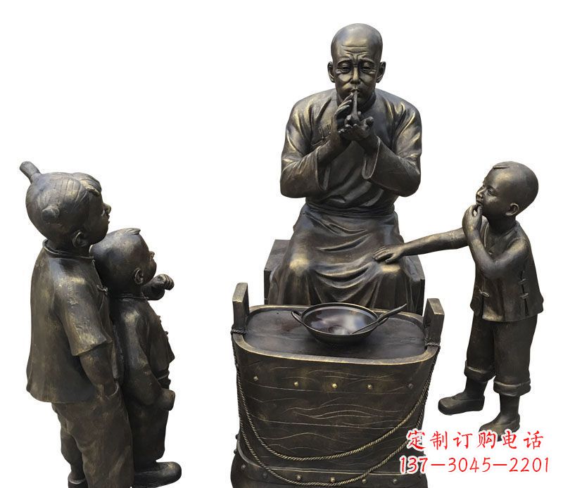 泰州尊贵的儿童铜雕糖人