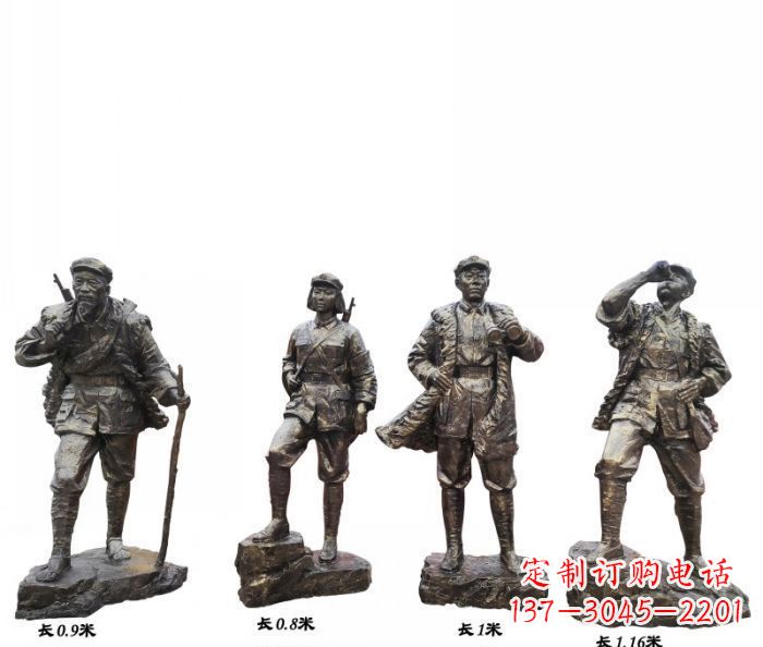 泰州专注制作抗战红军青铜雕塑