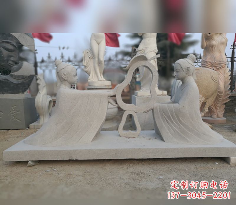 泰州选择传统工艺,重现古代大臣孔融的精致雕塑