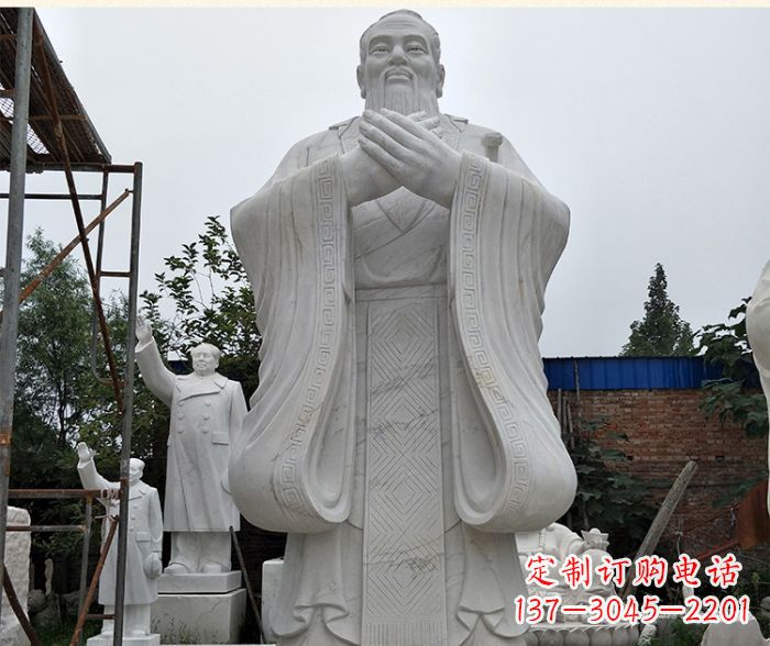 泰州孔子古代名人石雕 (5)