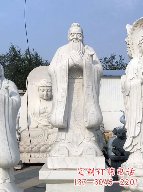 泰州拥有古典文化底蕴的孔子雕塑
