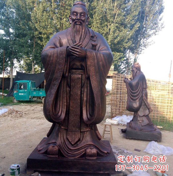 泰州具有传奇色彩的孔子雕塑