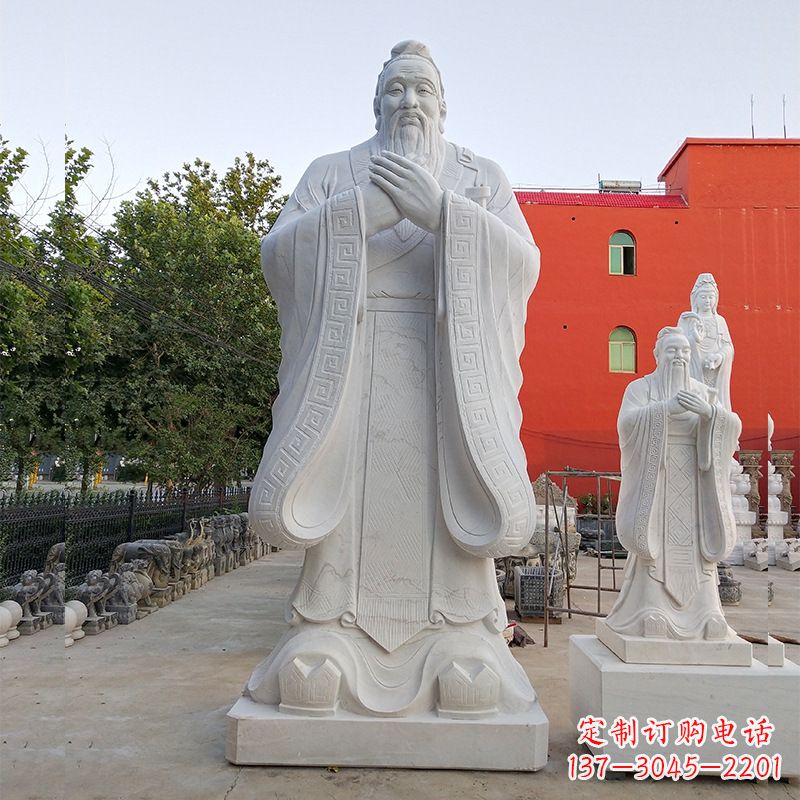 泰州孔子圣像雕塑