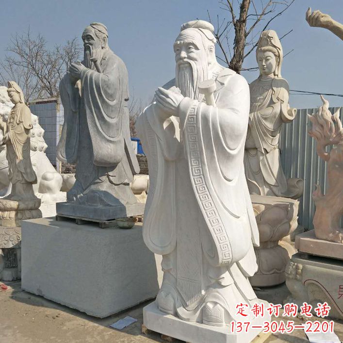 泰州孔子铜雕
