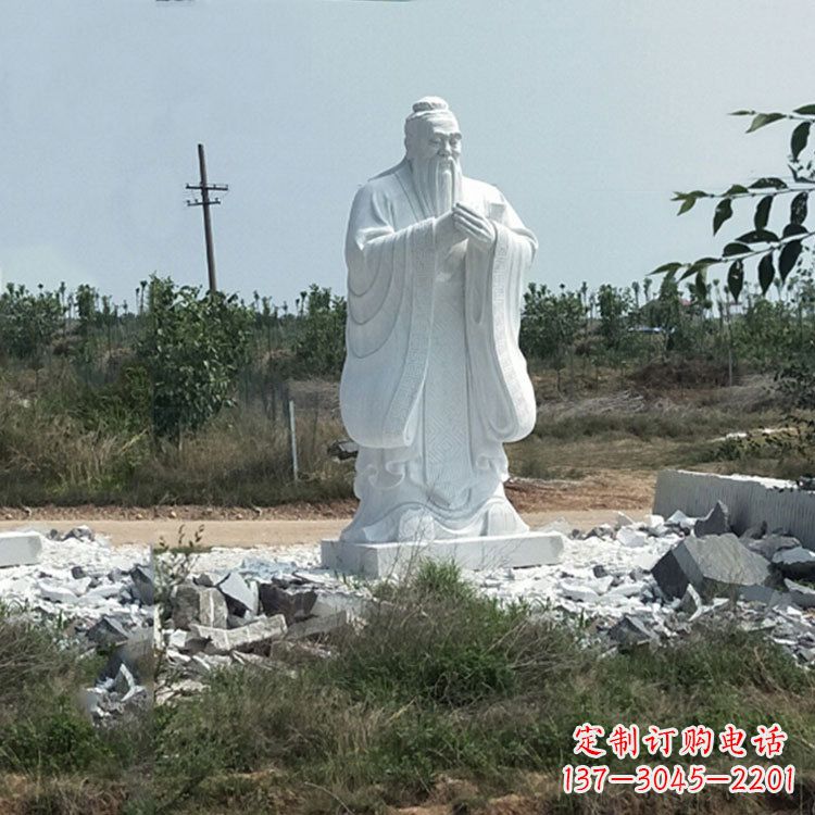 泰州孔子问礼雕塑
