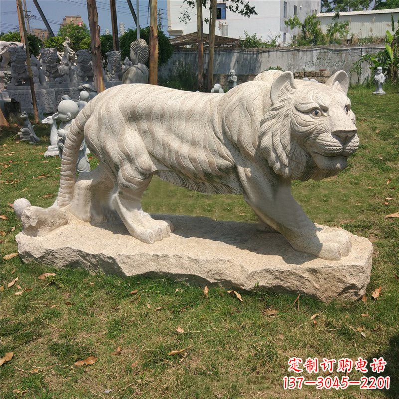 泰州中领雕塑推出老虎石雕艺术品,这是一种以花…