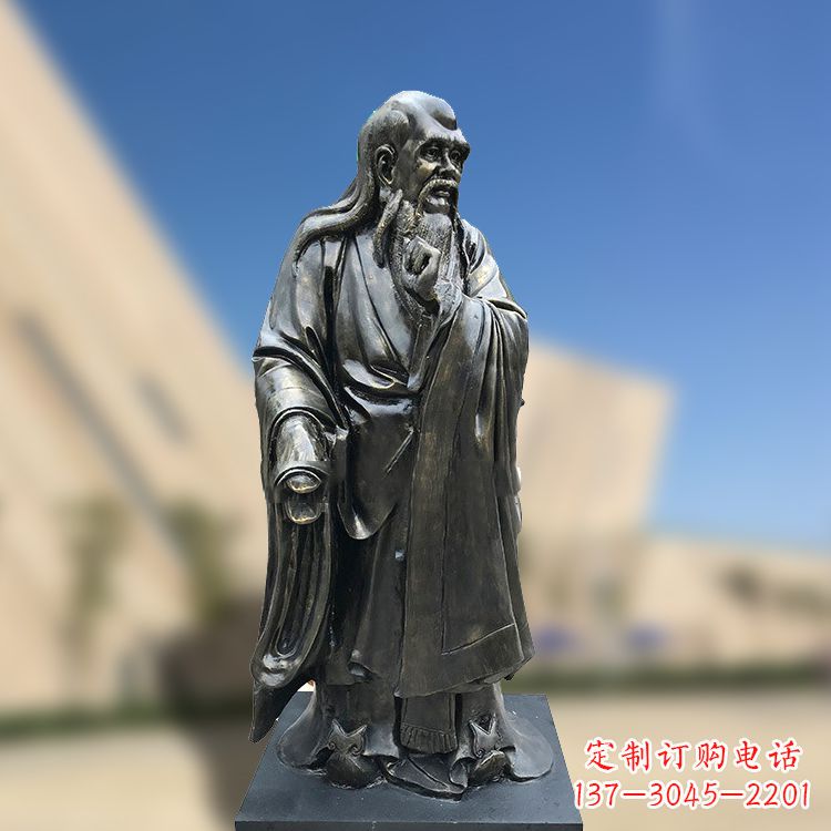 泰州精美老子雕像,体现哲学思考之美